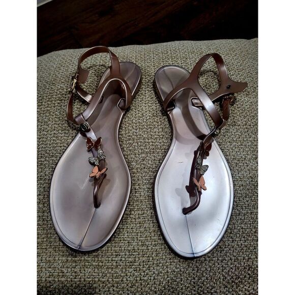 Guess butterfly accent sandals size 10 - Picture 5 of 6